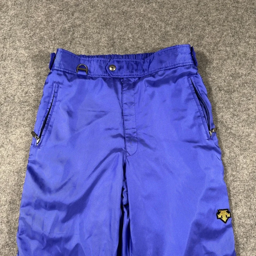 Vintage Descente Snow Pants Mens 36 Blue Entrant‎ SC Insulated Ski Snowboard 90s